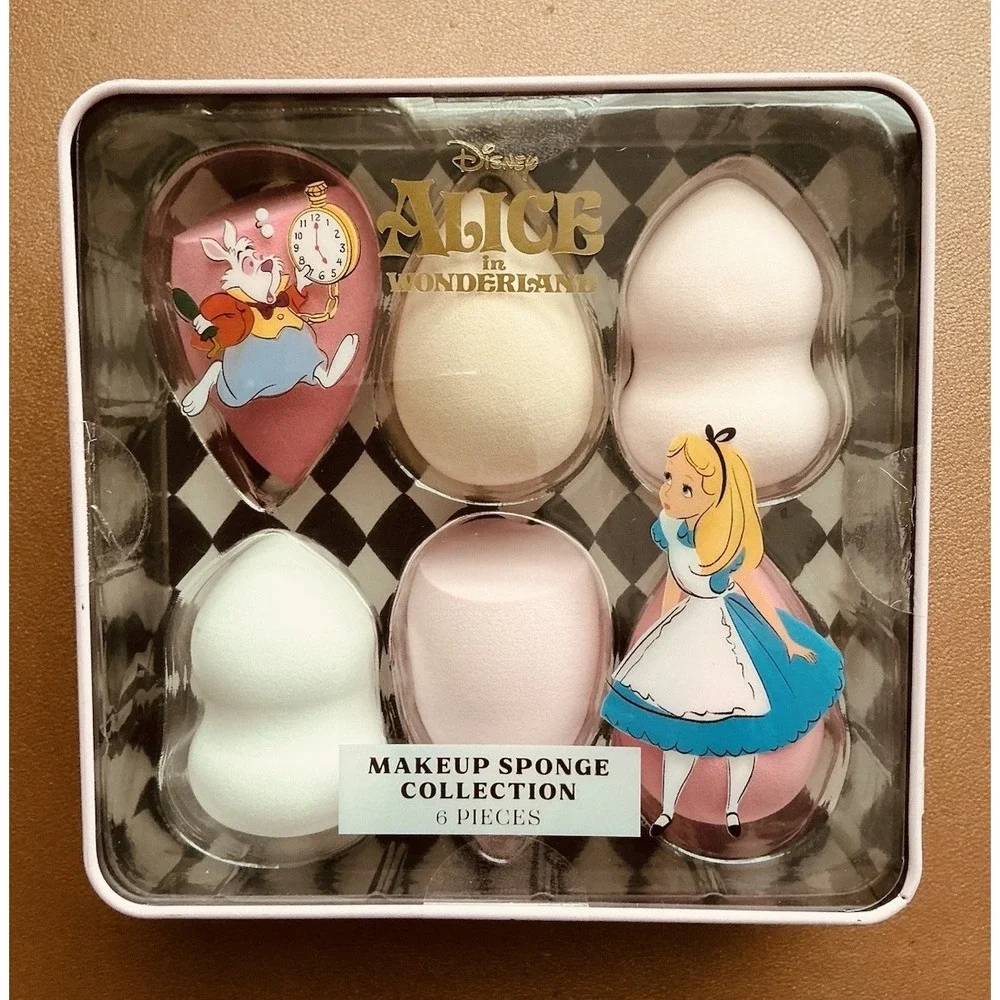 Disney Alice in Wonderland Makeup Sponge Set 6pc - Teardrop / Pointed Tip